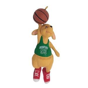 Vtg 1993 Hallmark Dunkin Roo Kangaroo Ornament Basketball Player Sports CL2